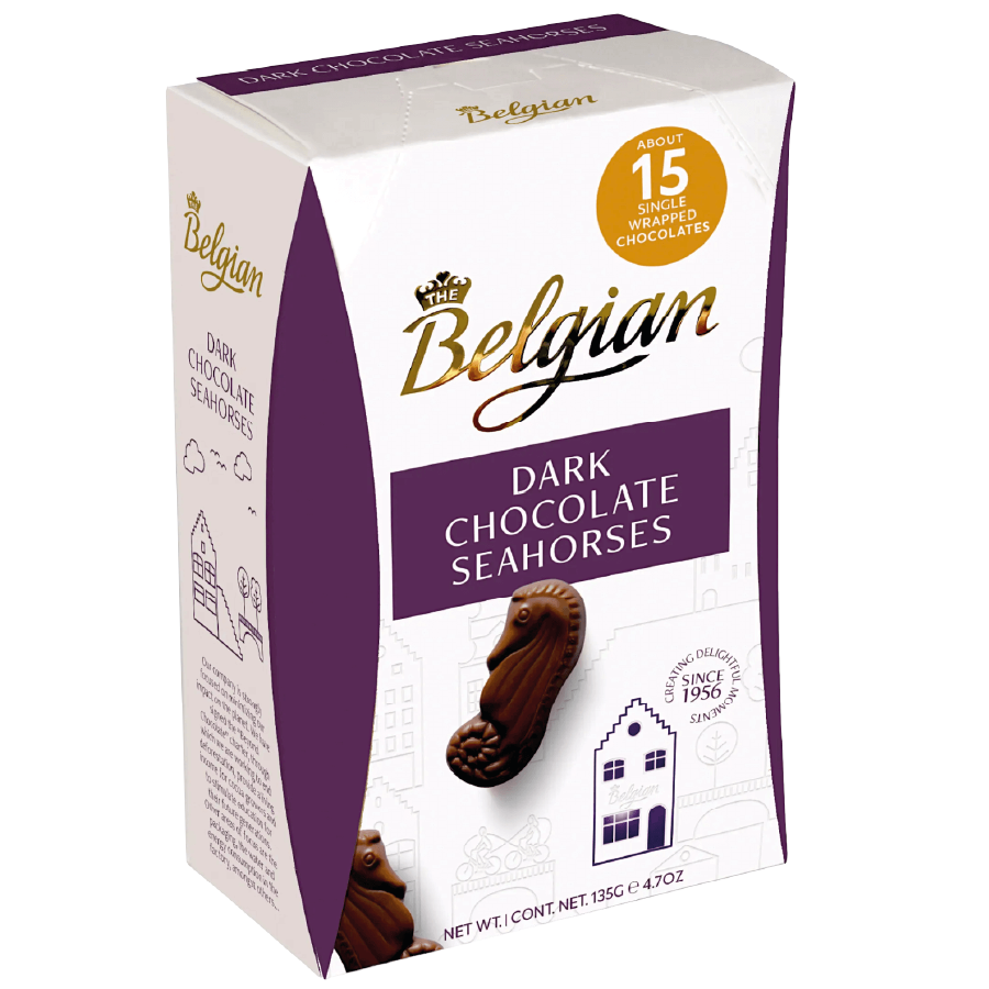 The Belgian Flowpack Seahorses Dark 135gr